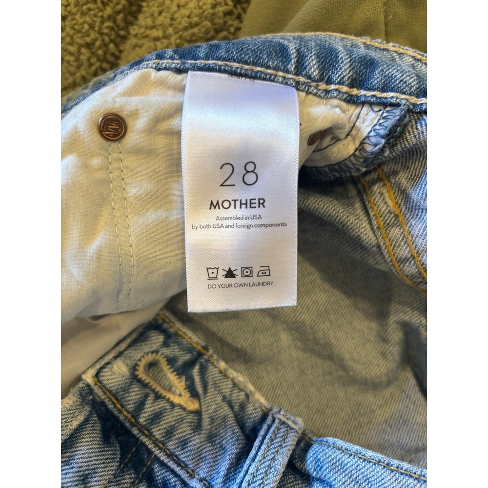 Mother Superior The Huffy Skimp Jeans Hotter On The Other Side Distressed 28 - Picture 8 of 11